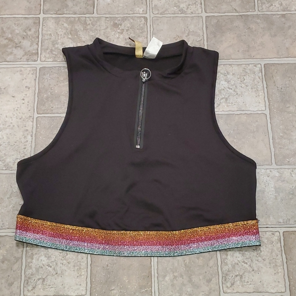 Divided cropped tank
